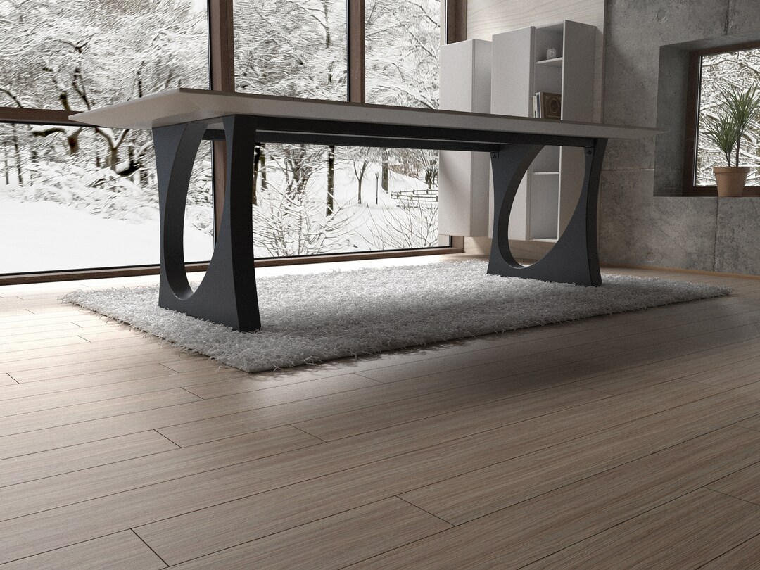 Handmade Steel Table Base Designer Edition. Great Fit With Modern or ...