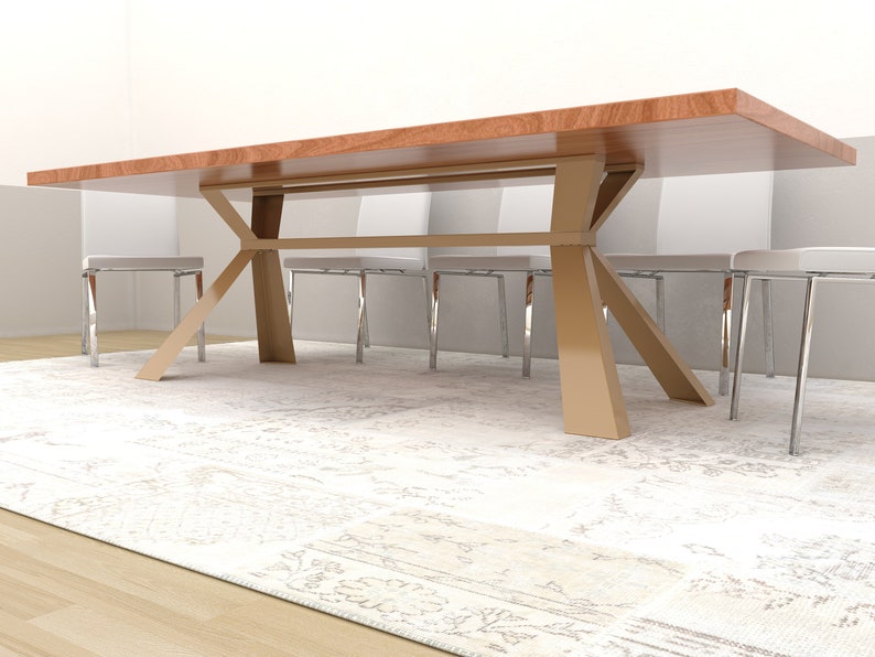Unique Modern Style Dining Table Base Made With Premium Steel Etsy