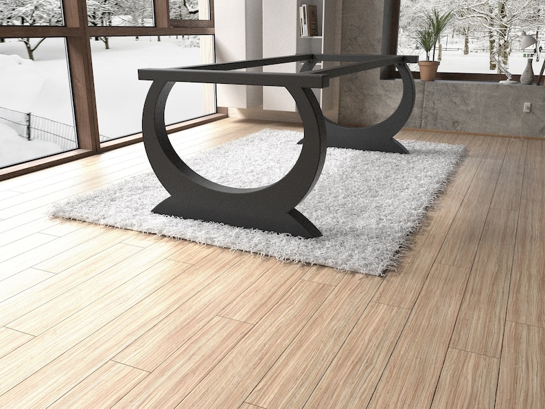 Handmade Steel Table Base for Dining/Kitchen - Thumbnail 2