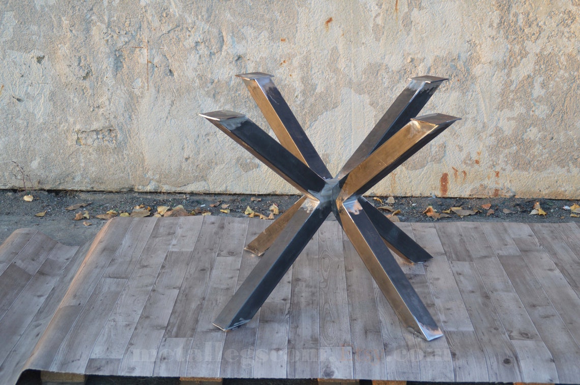 Dining Table Base SPIDER Shape for Marble, Glass, Wood Table Tops ...
