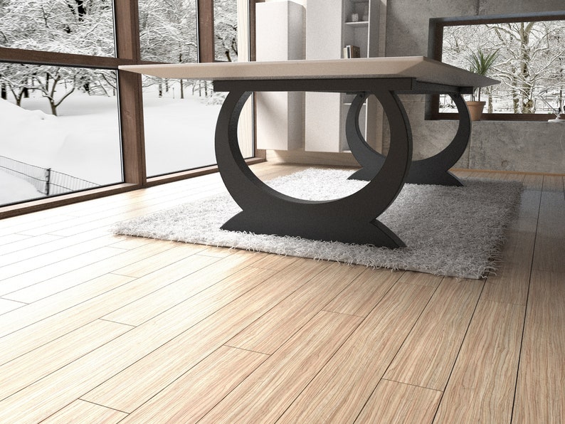 Handmade Steel Table Base for Dining/Kitchen - Thumbnail 3