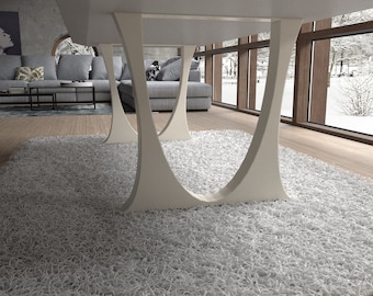 Designer edition dining table legs, premium quality free shipping. Great fit with any interior. 1600 + colors available. SET of 2 [FLNDSS28]