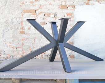 Dining Table Base Spider design for Marble, Glass, Wood table tops. For large and heavy table tops. Premium quality [SPD77]