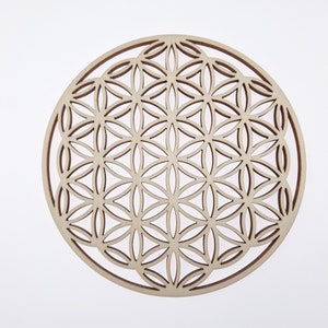 Flower of Life SVG Laser Cut File | Sacred Geometry Vector File | Mandala Wall Art Digital Download