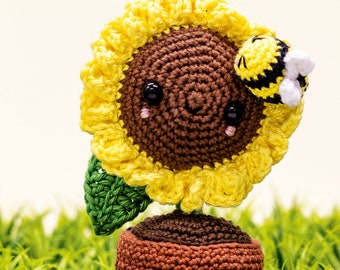 Sunny the Sunflower Häkelanleitung
