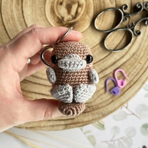 Platypus Keyring Kawaii Amigurumi Crochet [PATTERN ONLY]