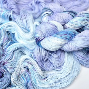 Hand Dyed Cotton Yarn - 100% Australian Cotton - Perfectly Periwinkle