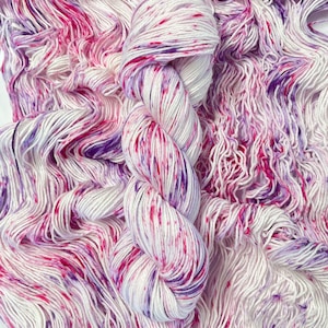 Hand Dyed Yarn - 100% Cotton - Fairy Floss