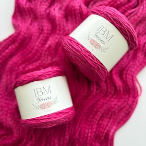 Hand Dyed Cotton Yarn - Lilly Pilly - 100% Pima Cotton Air - DK