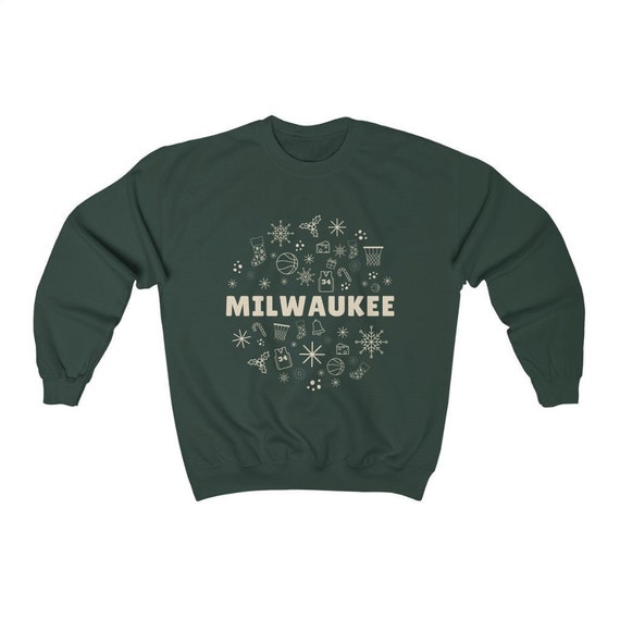 Bucks Ugly Christmas Sweater Milwaukee Basketball Holiday Gift