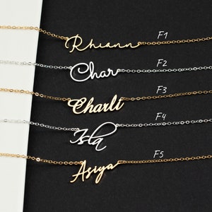 Personalized Name Jewelry,Mothers Day Gift,Custom Gold Silver Name Necklace,Minimalist Necklace,Personalized Gift for her,Baby Name Necklace