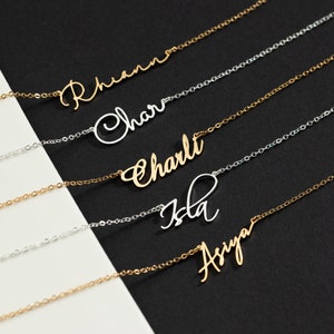 925 Sterling Silver Name Necklace,Personalized Name Jewelry,Custom Minimalist Name Necklace,Mothers Day Jewelry,Personalized Gift for Mummy