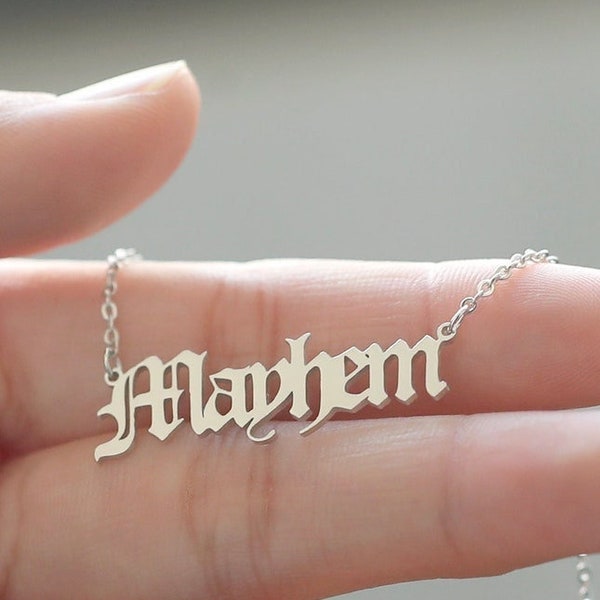 Mystic Nameplate Necklace main image 1