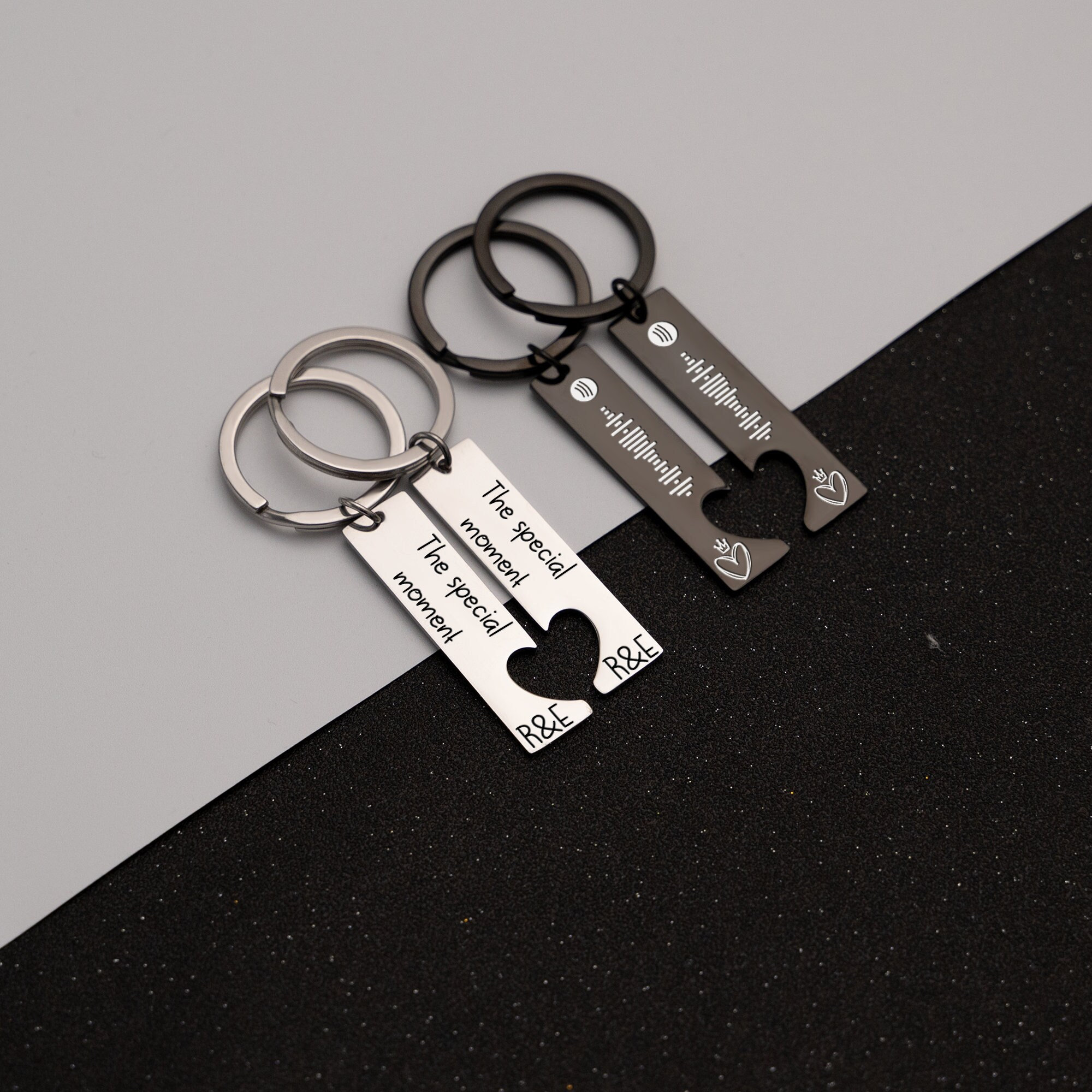 Spotify Keyring Next Day Delivery Custom Scannable Music Code - Main Image