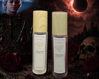 Aceite perfumado Gothic Vampire en roll-on / Fragancia BG3 inspirada en Astarion / Roll-on de jojoba Velvet Fang / Edición Original o Crimson King