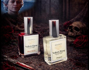Velvet Fang Perfume | Astarion Inspired Vampire Fragrance | Gothic Fantasy Eau de Parfum | 15 mL