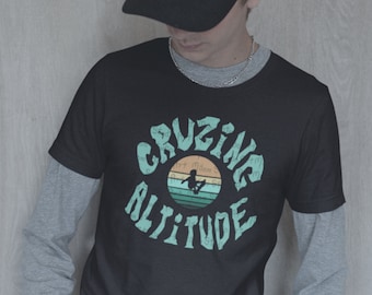 Skater T-shirt, Skater Apparel, Fun Skateboarding Shirt, Skater Tshirt Design