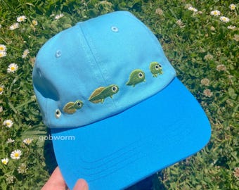 Cappellino da baseball con stampa rana