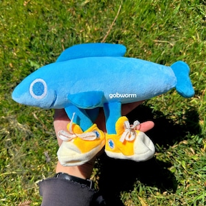 Fish Plush with Shoes | minky soft plushie toy
