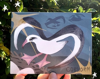 Cartolina con albatro