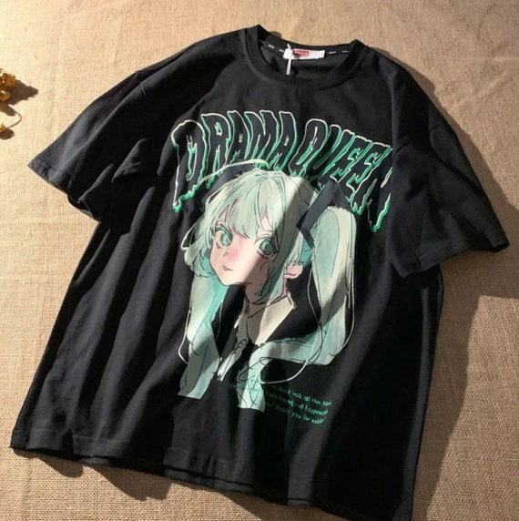 Japanese Harajuku T-shirt Unisex Anime Oversized T-shirt - Etsy Japanese Harajuku T-shirt Unisex Anime Oversized T-shirt - Etsy