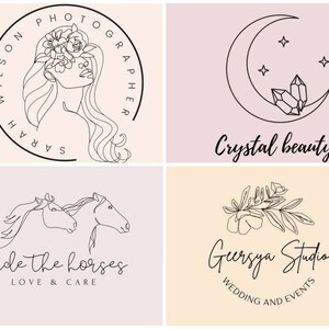 Custom Hand Drawn Logo, Custom Logo Design, Simple Logo Design, Logo Design, Small Business Logo, Unique Logo Design, Photography Logo