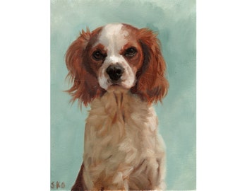 Custom Pet Portrait from Photo, Hand Painted, Original Pet Portrait on Canvas, Custom Cat/ Dog/ Bird/ Rabbit Oil Painting