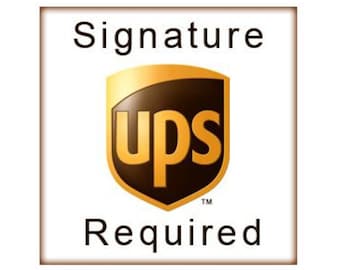 UPS Signature Required-Delivery Add On