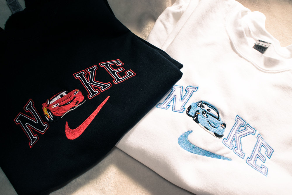 Cars Lightning Mcqueen and Sally Couple Gift Embroidered Etsy Canada