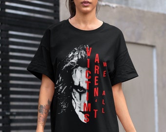 The Crow T-Shirt Dress, Brandon Lee The Crow Dress, Victims Aren't We All Shirt, It Can't Rain All The Time, Crow Movie Merch