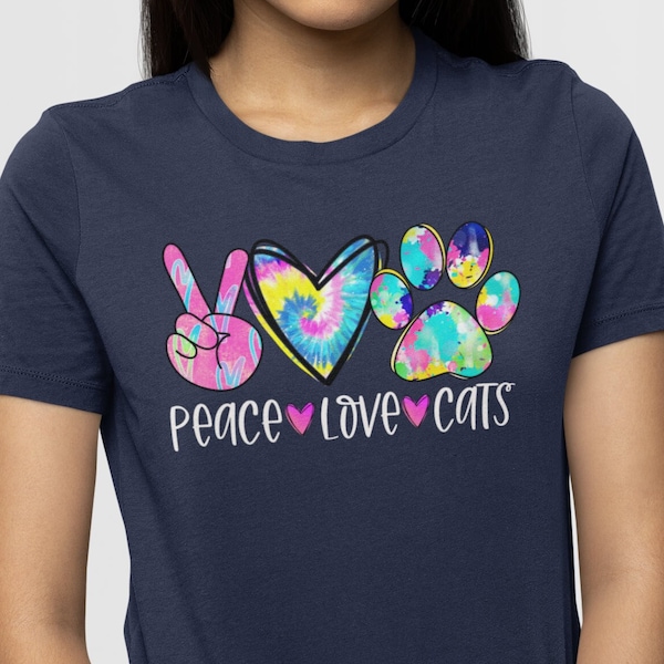 Peace Love Cats Etsy