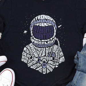 Astronaut T-Shirt, Space Shirt, Astronaut Costume, Astronaut Gift, Cosmonaut Gift, Birthday Gift For Space Lovers, Kids Birthday Gift, NASA