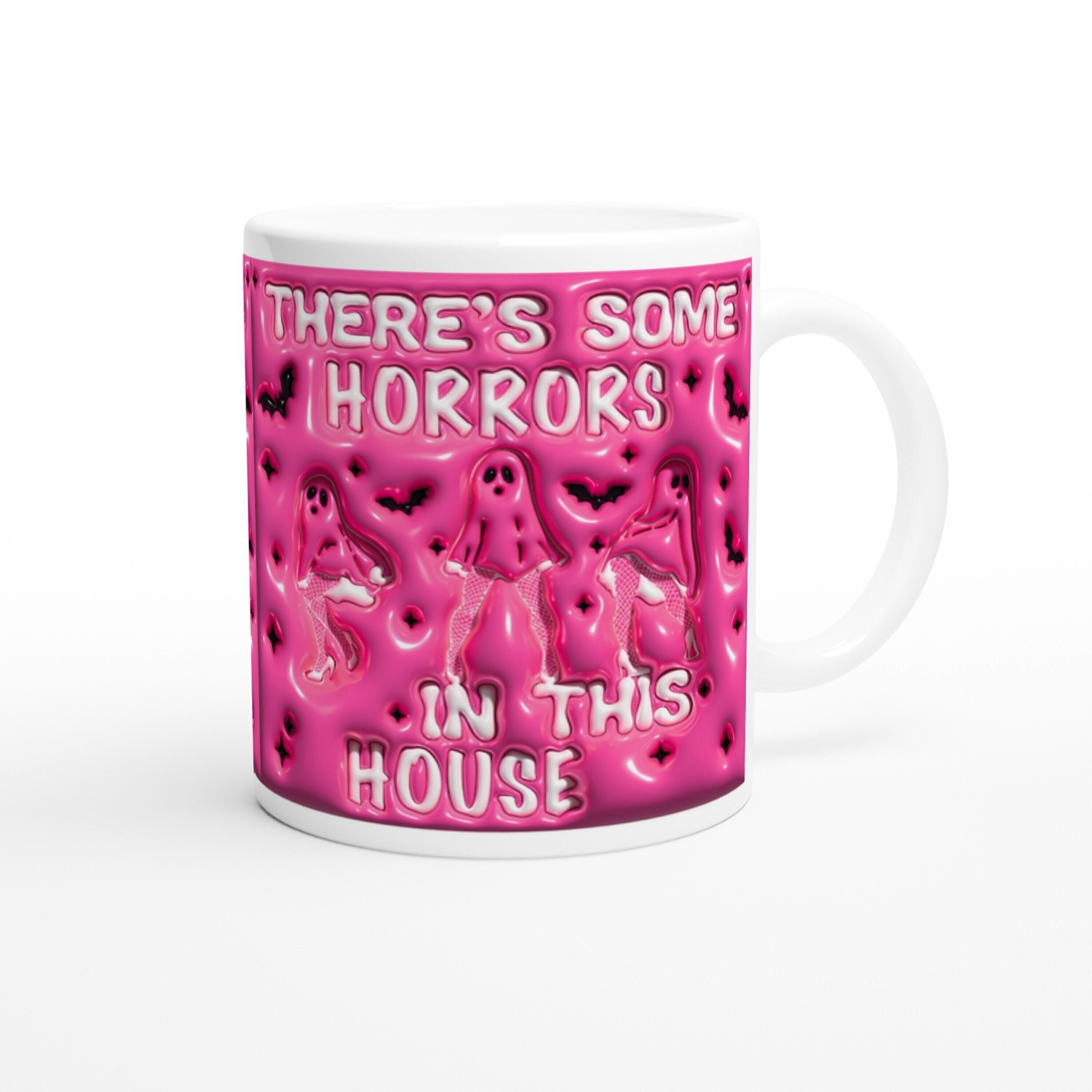 Lustiger Halloween-Horror-Becher, Sexy Geister tanzen, gruseliges Geschenk, Es gibt einige Horrors in diesem Haus Geister-Becher, Halloween-Geschenke und Dekor