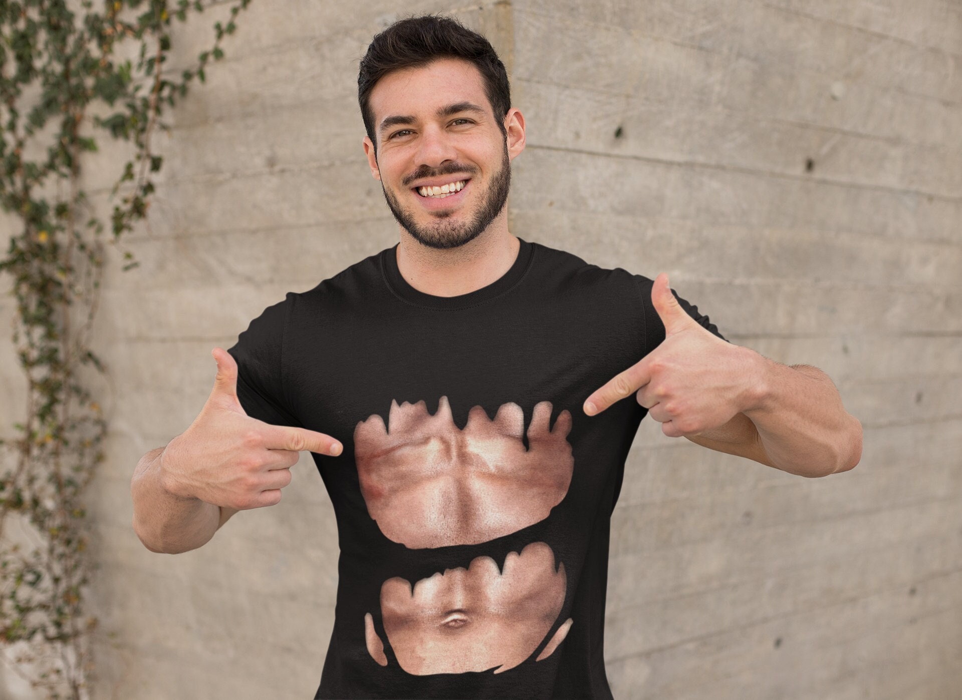 Fake Muscles Graphic T-Shirt for Sale by musaouri