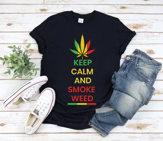 Funny Stoner 420 "Addicted" T-Shirt - Unisex Crewneck Tee For Men & Women