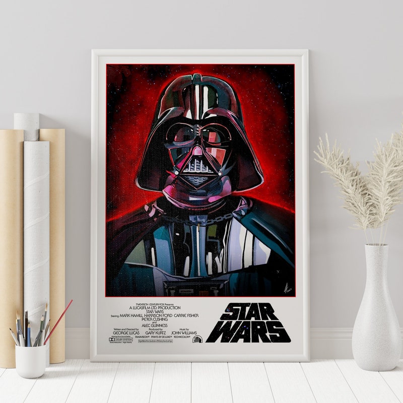 Darth Vader Print - Etsy