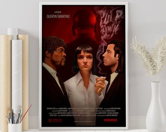Pulp Fiction Poster: Quentin Tarantino Film Kunstdruck