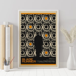 Póster de Blade Runner 2049 - Denis Villeneuve - Póster minimalista de la película - Impresión artística retro vintage - Impresión de arte mural - Decoración del hogar - Blade Runner