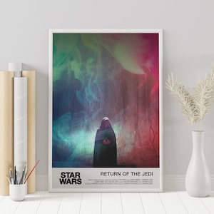 Star Wars Return of the Jedi Poster - Minimalist Vintage Movie Poster