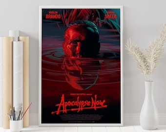 Apocalypse Now Poster: Vintage Minimalist Movie Art Print