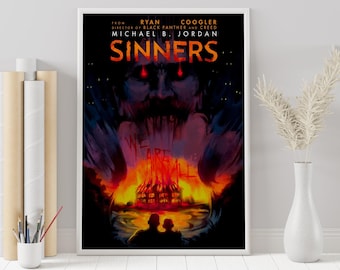 Sinners Movie Poster: Ryan Coogler Film Art Print
