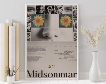 Midsommar Movie Poster: Ari Aster Film, Minimalist Wall Art