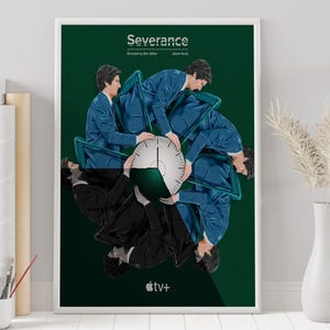 Póster de Severance - Póster personalizado - Póster minimalista de la serie de televisión - Póster vintage de la serie de televisión - Impresión de arte mural - Decoración del hogar - Regalo