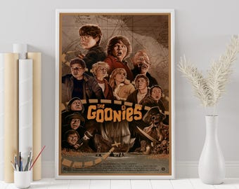 The Goonies Movie Poster: Vintage Wall Art Print
