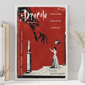 Póster de la película Drácula: Francis Ford Coppola, lámina vintage