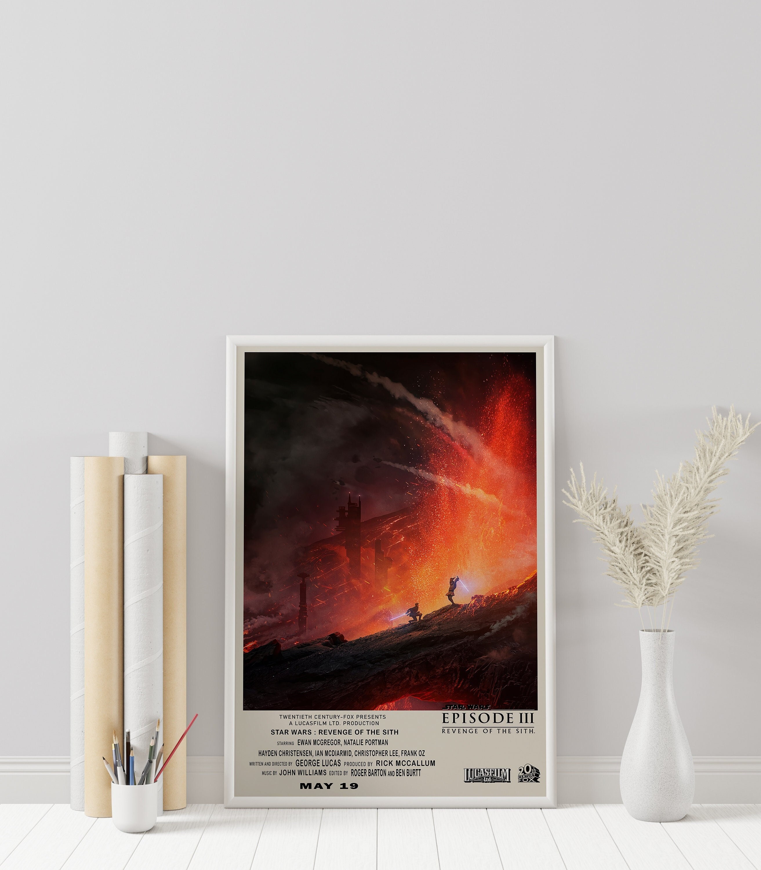 Star wars revenge of the sith poster hi-res stock photography and images -  Alamy