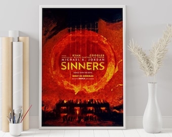 Sinners Movie Poster: Ryan Coogler Film Print
