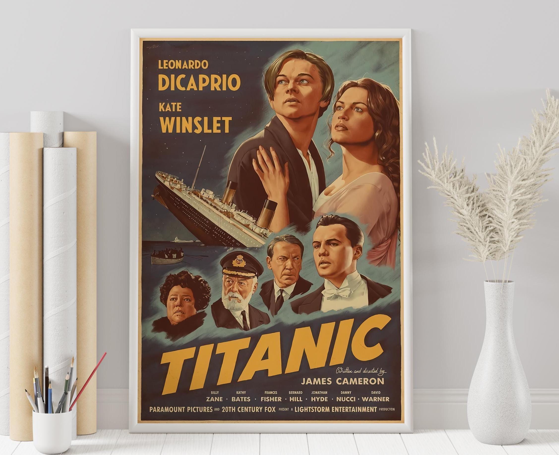Titanic movie poster - Etsy 日本