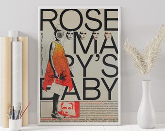 Rosemary's Baby Movie Poster: Roman Polanski, Vintage Art Print