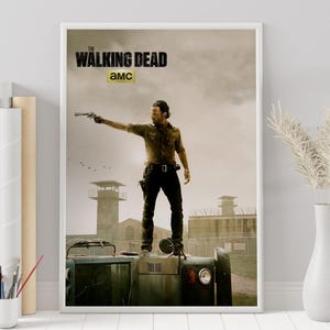 The Walking Dead Poster - Custom Poster - Minimalist Tv Series Poster - Vintage Tv Series Poster - Wall Art Print - Home Decor - Gift - TWD